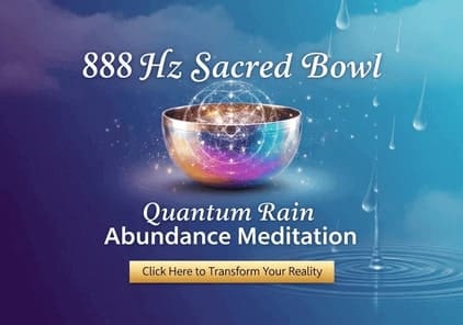 888 Hz Sacred Bowl: Quantum Rain Abundance Meditation