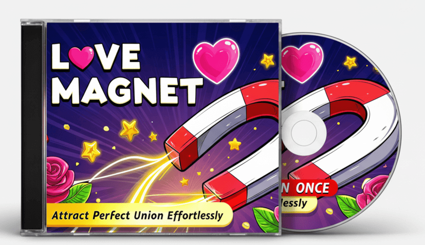 Love magnet subliminal MP3 download — 3 track bundle with ultrasonic silent and ocean ambient