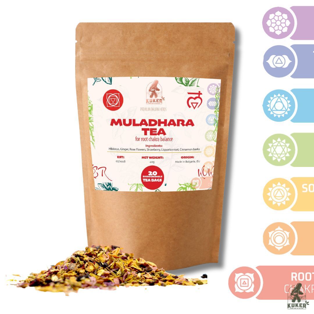 Root Chakra Tea 30g | Muladhara Tea | 20 Biodegradable Bags - Image 2